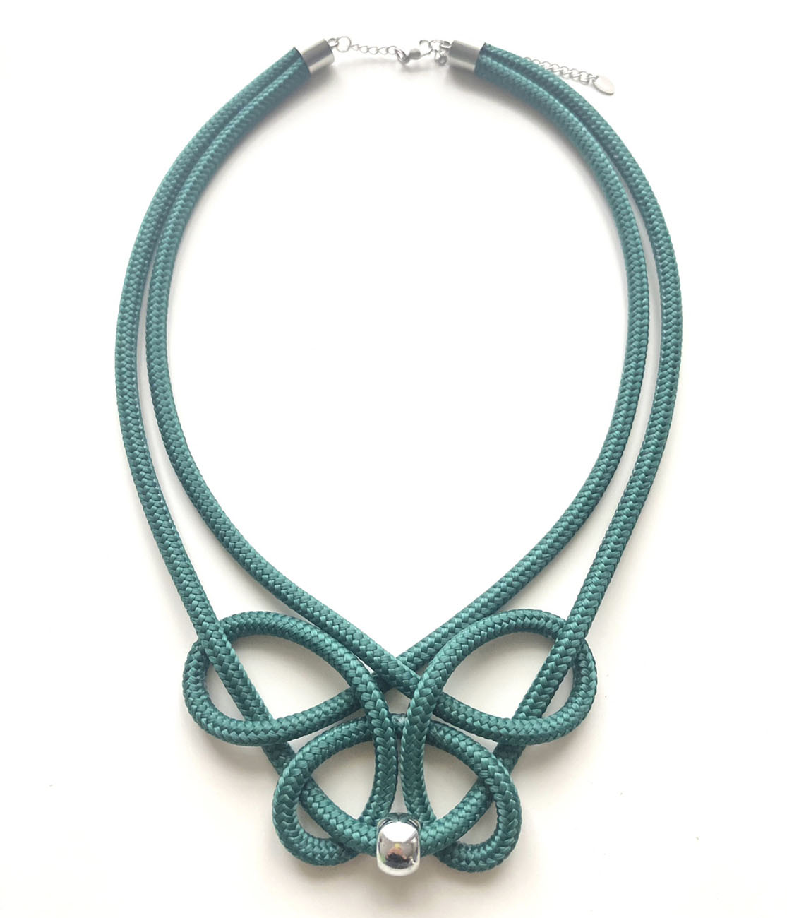 kötél ékszer női nyaklánc magyar kézműves kiegészítő bizsu