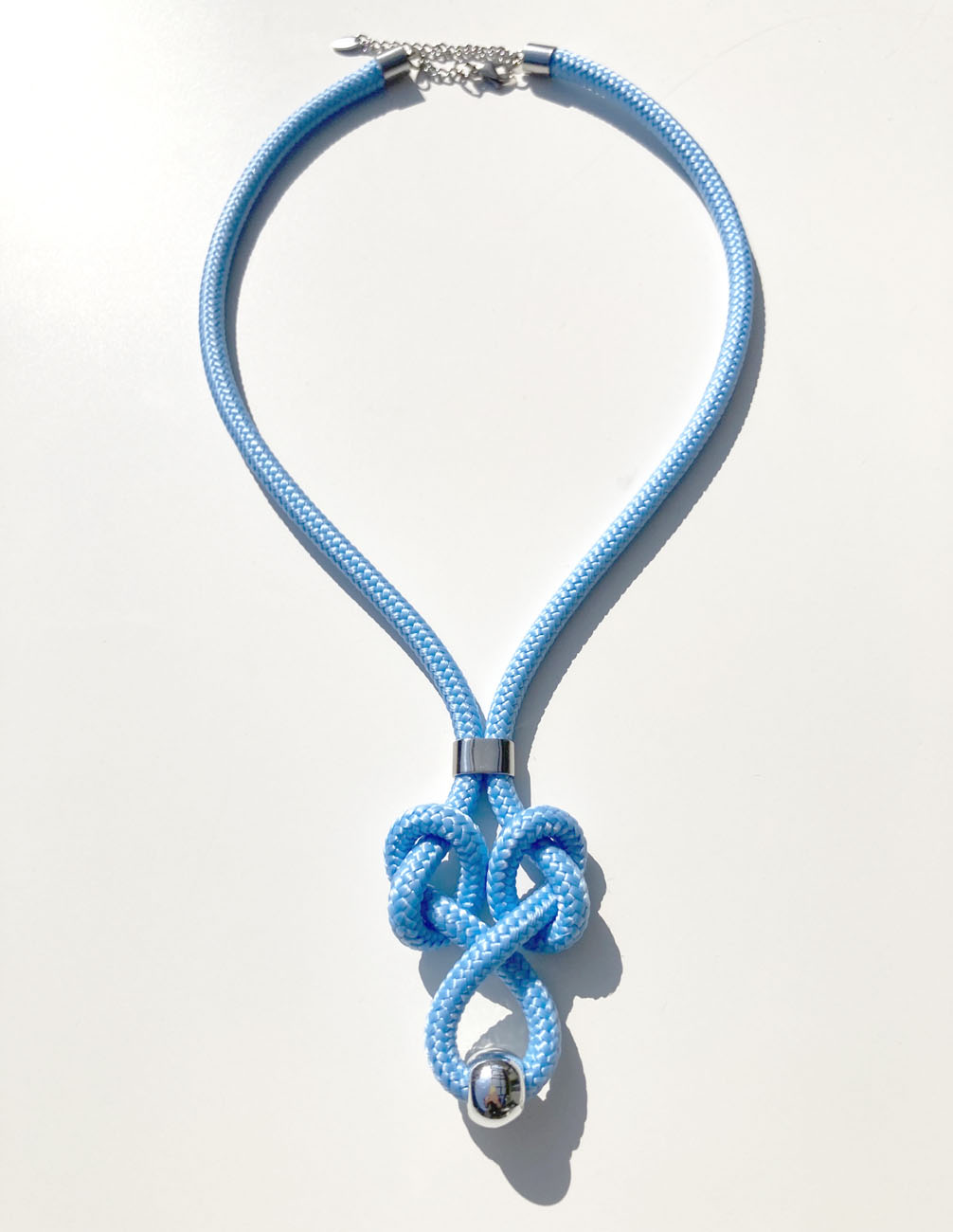 kötél ékszer női nyaklánc magyar kézműves kiegészítő bizsu